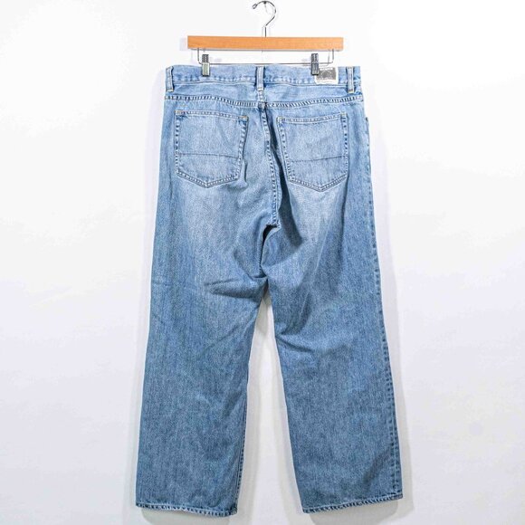 J Crew Baggy Wide Leg Jeans 36 x 30 Y2K Preppy Surf Streetwear Skate - Picture 1 of 10